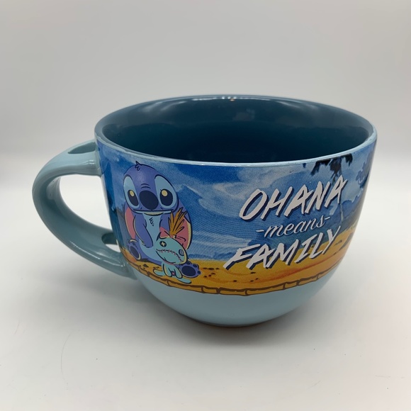 Disney Lilo and Stitch Ohana Means Family 24oz Ceramic Mug - Picture 6 of 14